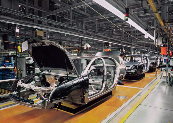 Aluminium alloys used on automotive production lines