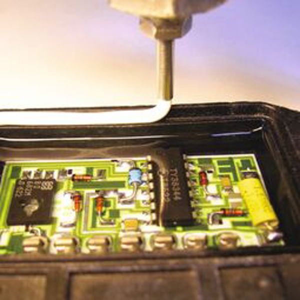 Sealing electronics with silicone